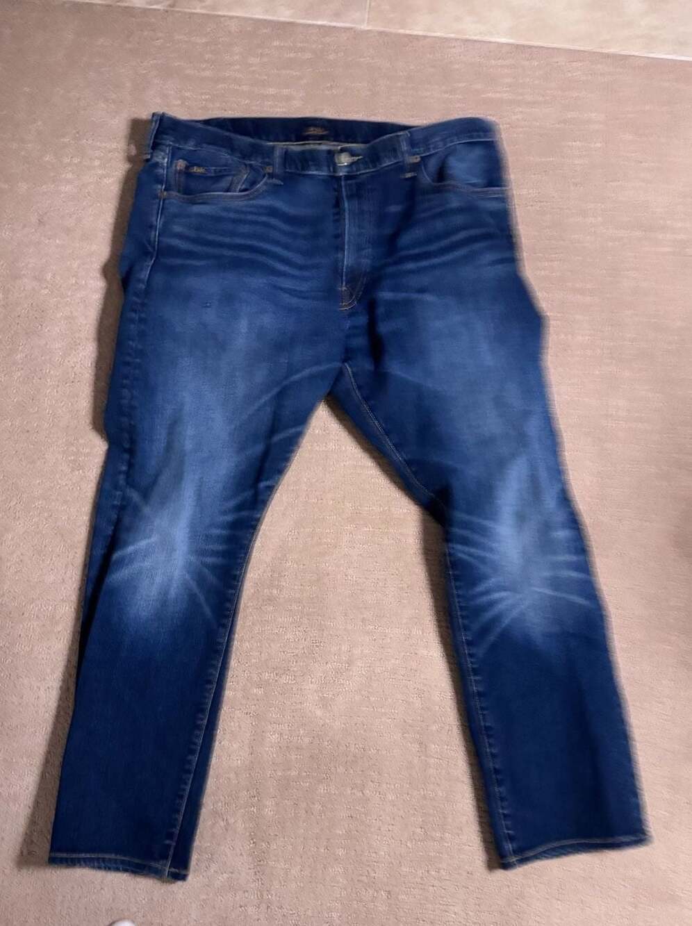 Polo Ralph Lauren Thompson Relaxed Jeans Dark Wash Stretch Men's Sz 38x30